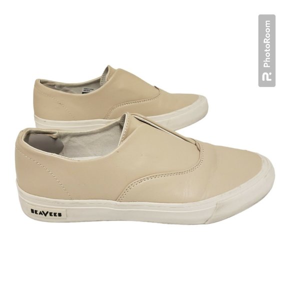 SeaVees sz 10 Sandshell Nappa Leather Sunset Strip Slip-On Sneaker - Wom… - Picture 6 of 10